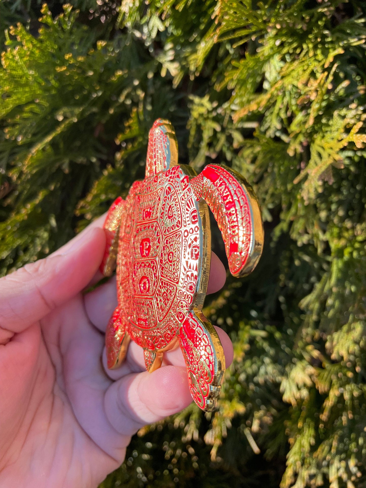 3.5” 130th CPO Birthday Turtle Pride Coin Red & Gold