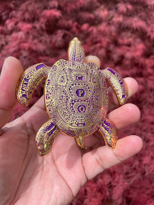 3.5” 130th CPO Birthday Turtle Pride Coin Purple & Gold