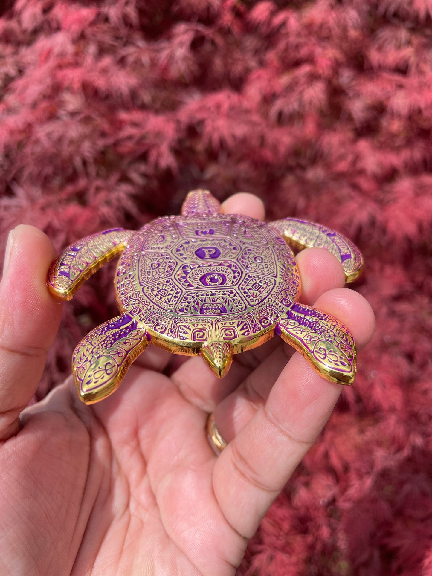 3.5” 130th CPO Birthday Turtle Pride Coin Purple & Gold
