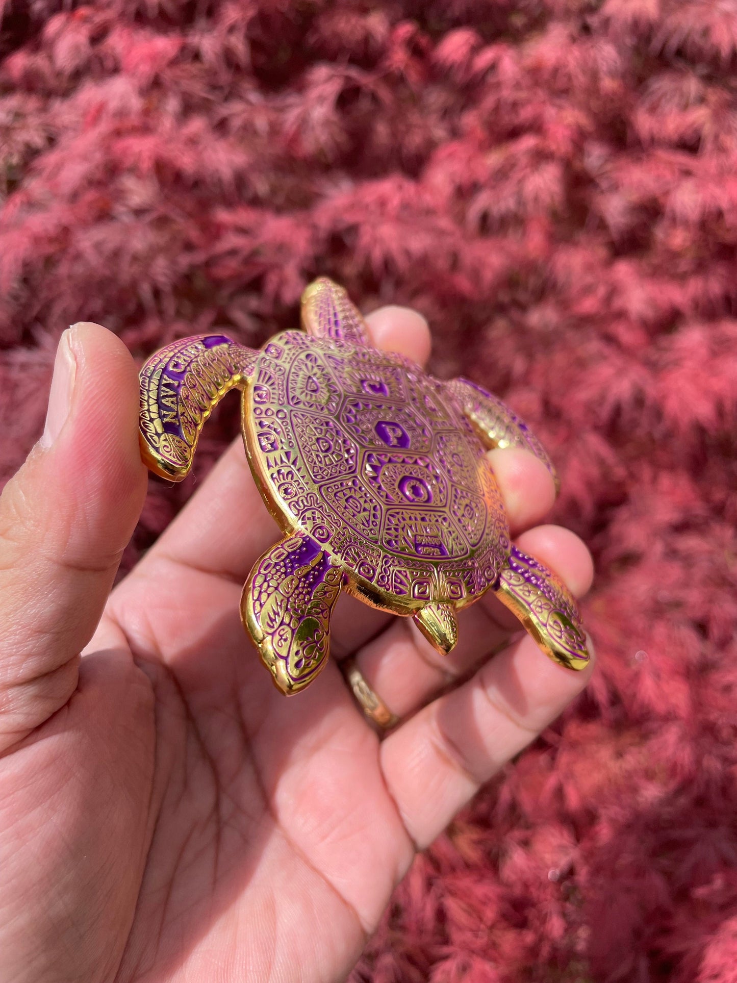 3.5” 130th CPO Birthday Turtle Pride Coin Purple & Gold