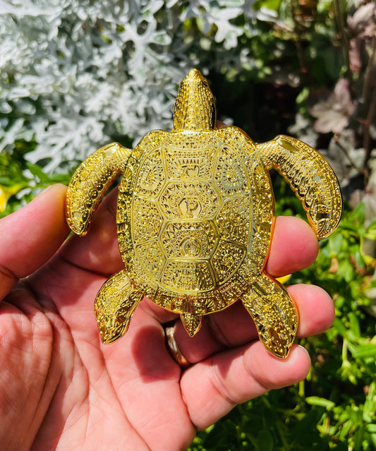 Gold 3.5” 130th CPO Birthday Turtle Pride Coin