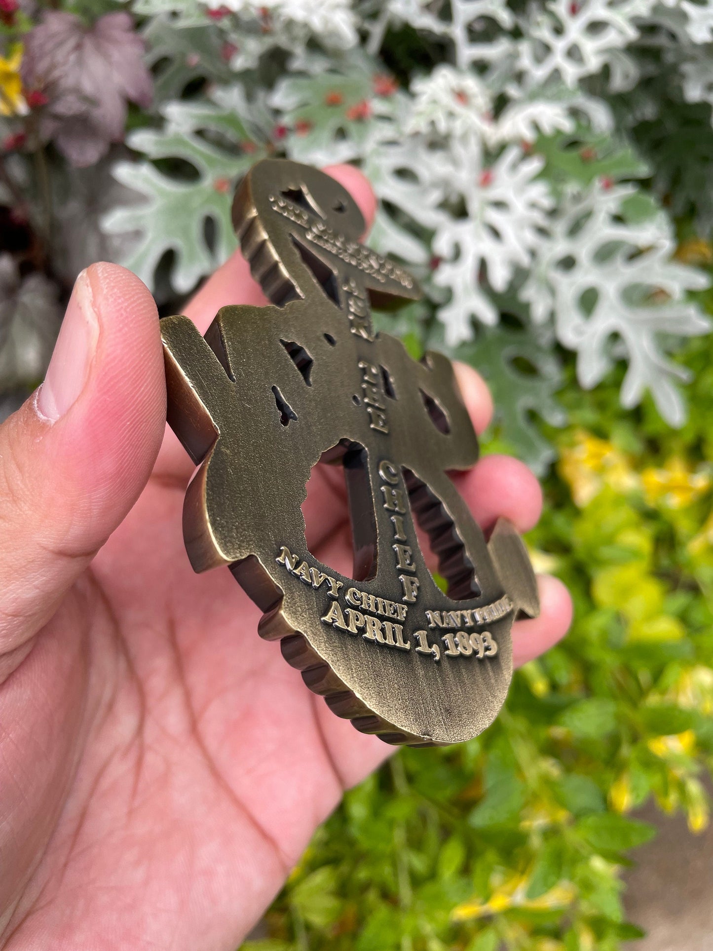 USN Class 130 FY 24 Heritage Anchor Coin