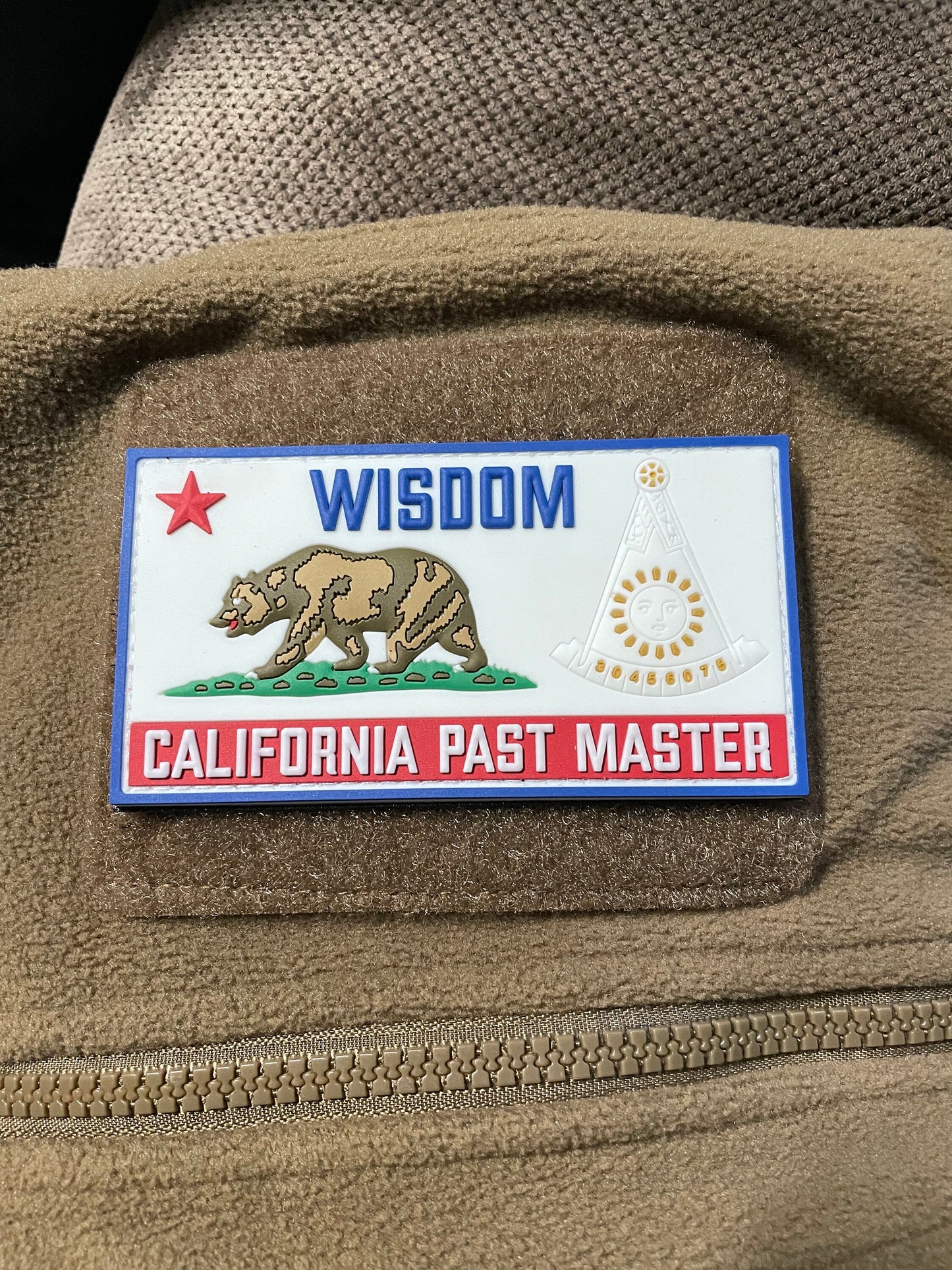 California Past Master Glow in the Dark PVC Patches.