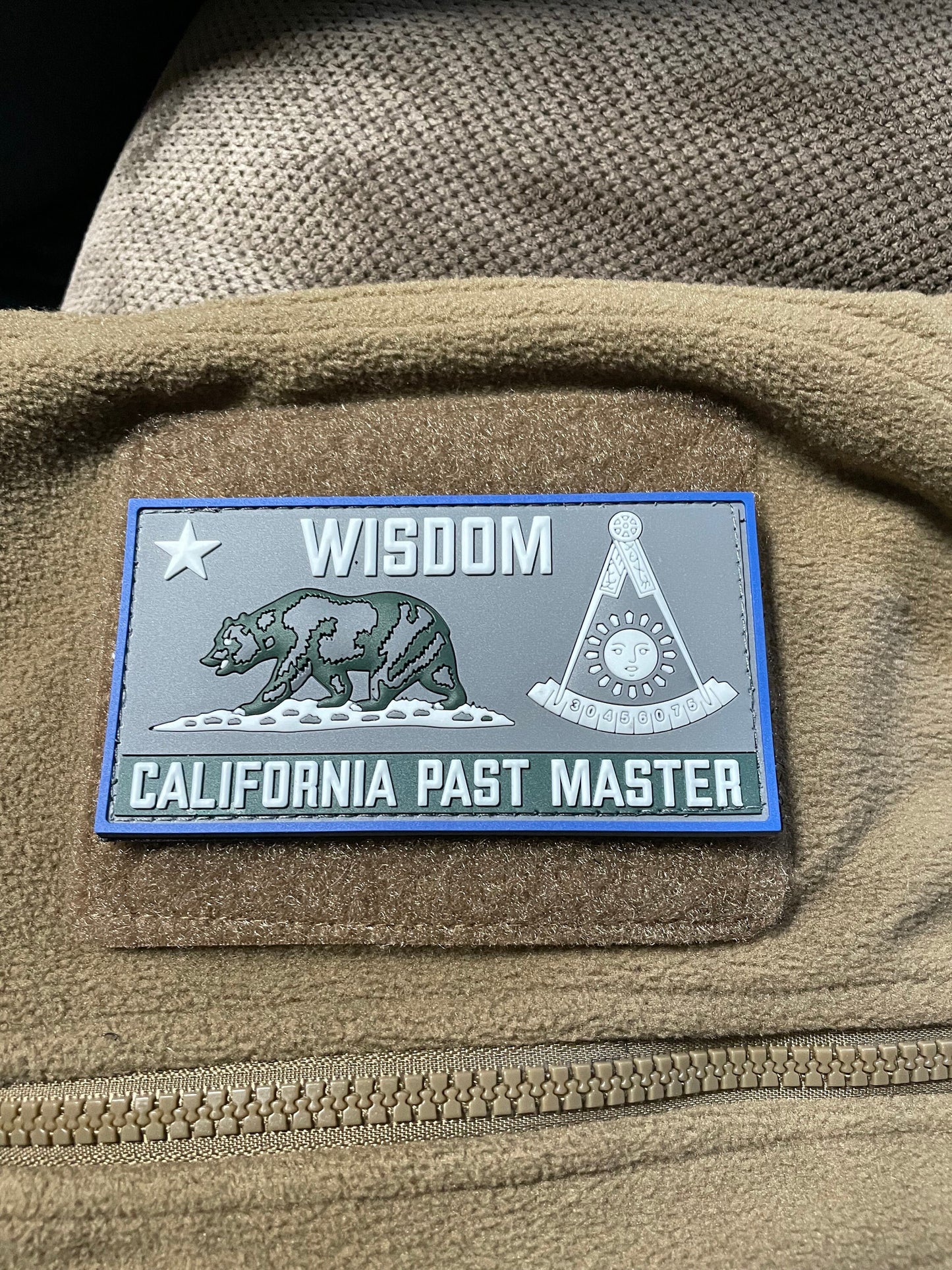 California Past Master Glow in the Dark PVC Patches.