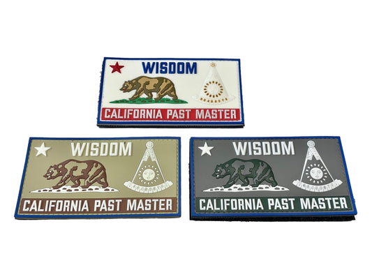 California Past Master Glow in the Dark PVC Patches.