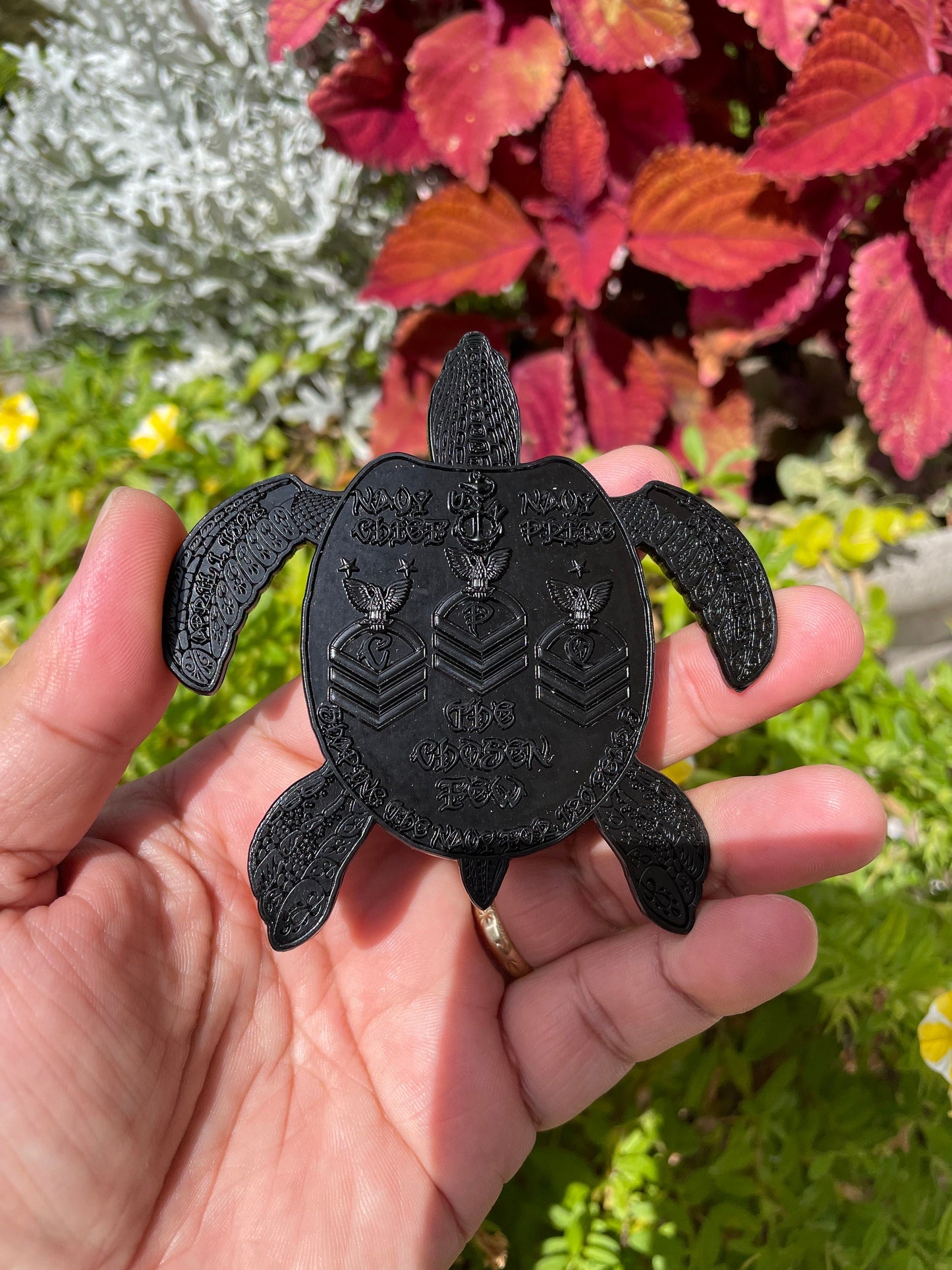 3.5” 130th CPO Birthday Turtle Pride Coin Blacked Out