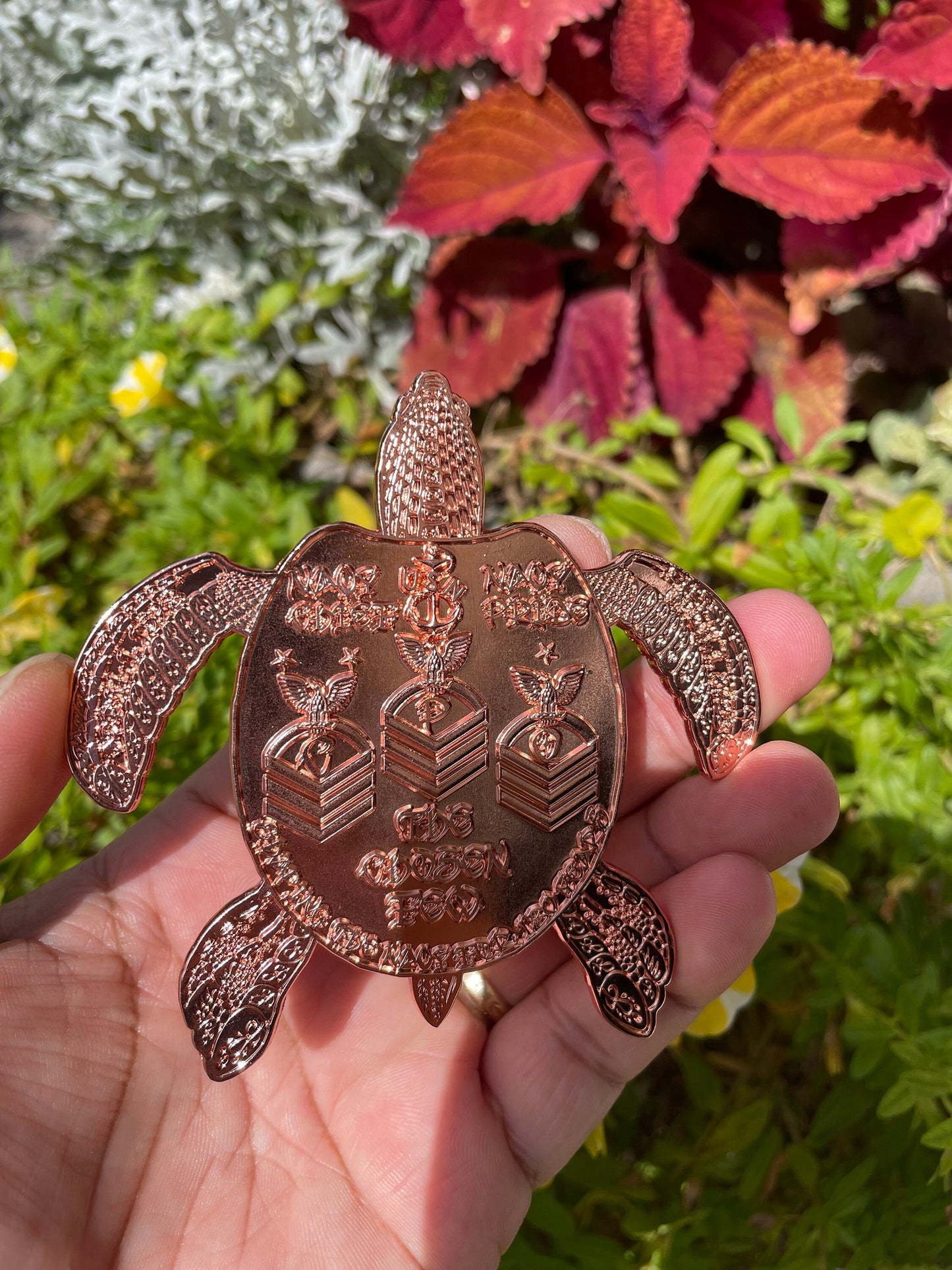3.5” 130th CPO Birthday Turtle Pride Coin Rose Gold