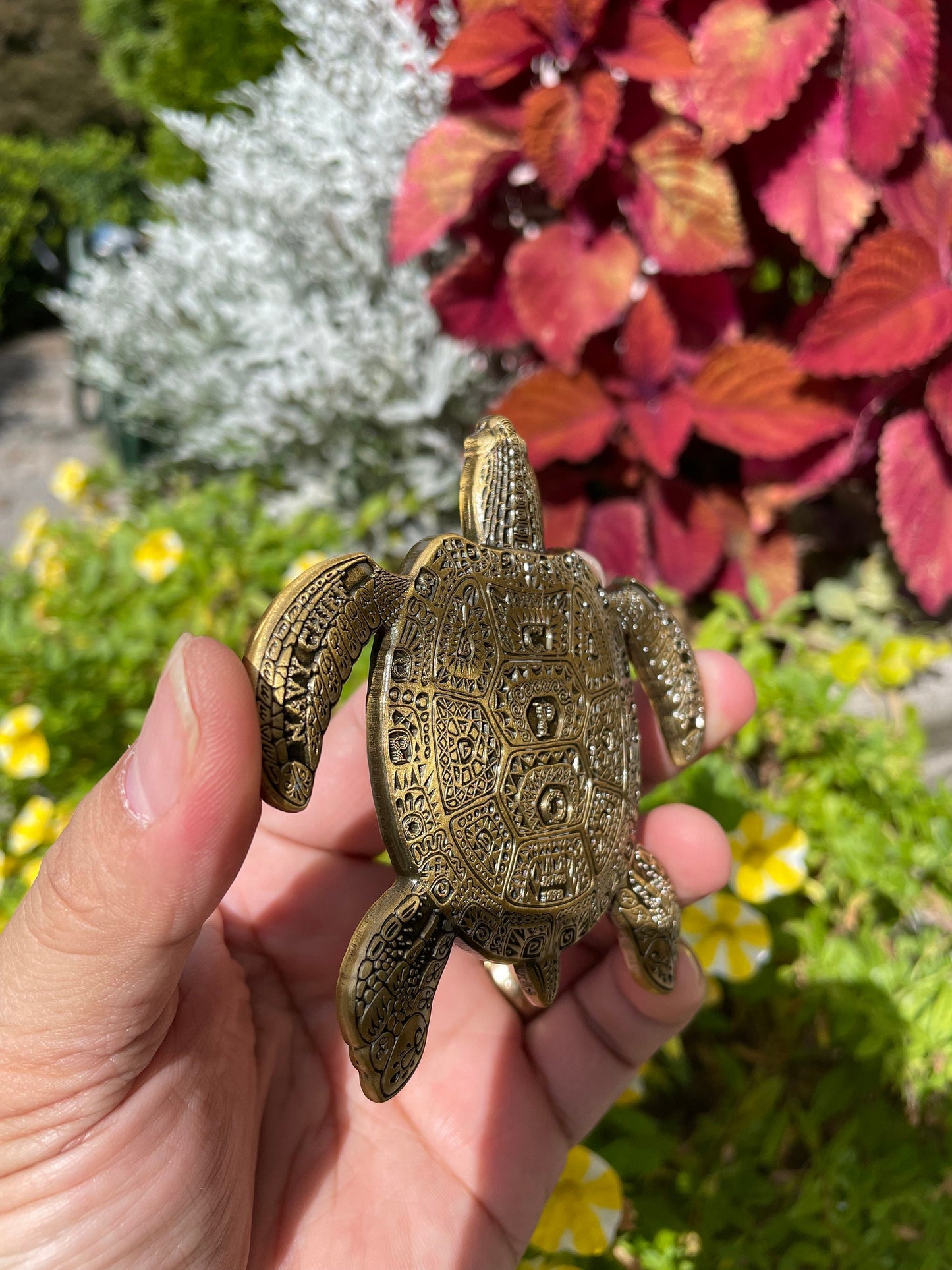3.5” 130th CPO Birthday Turtle Pride Coin Antique Gold