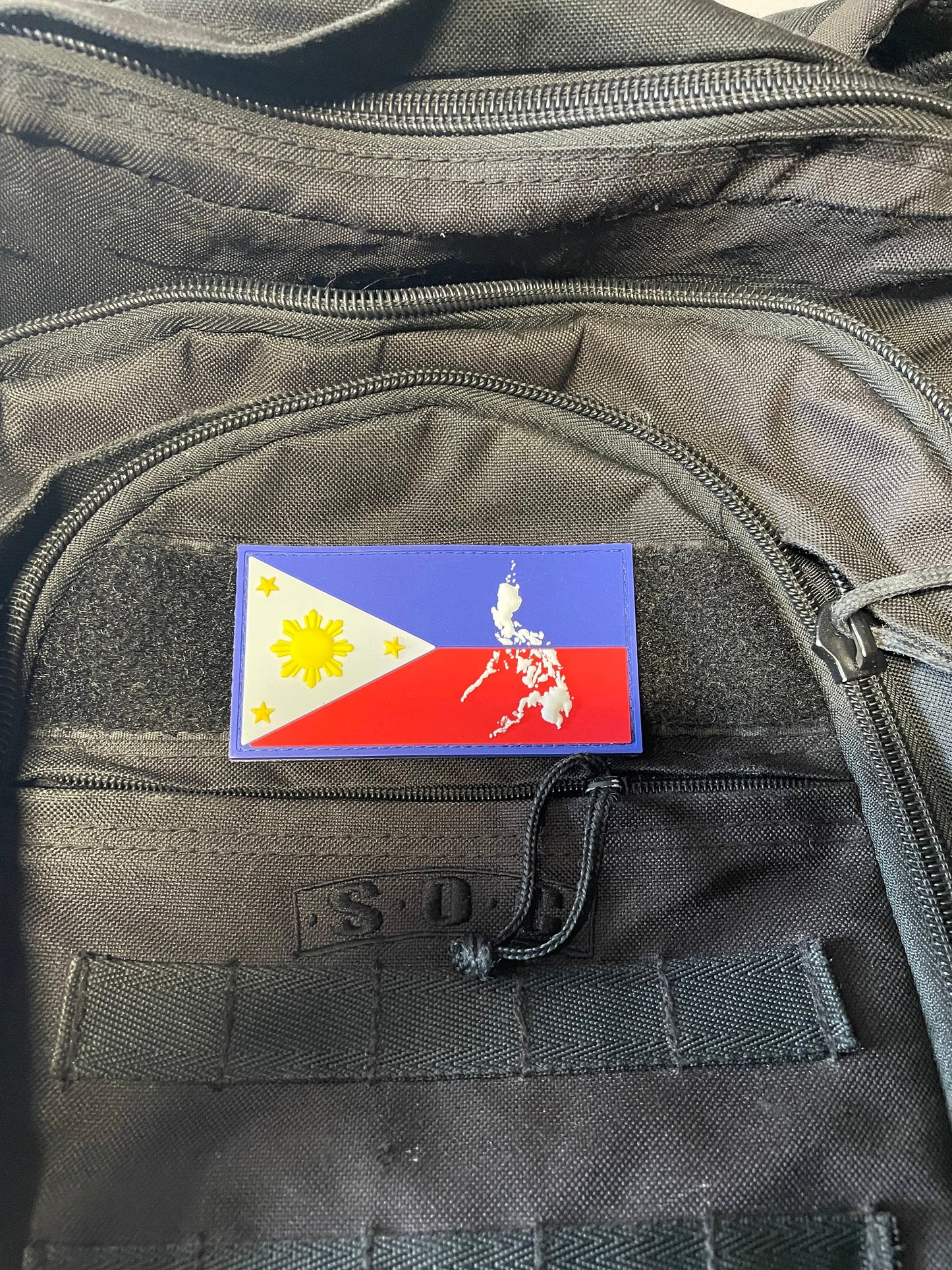 Philippines Flag All Hands, E7/E8/E9 Glow in the Dark PVC Patches