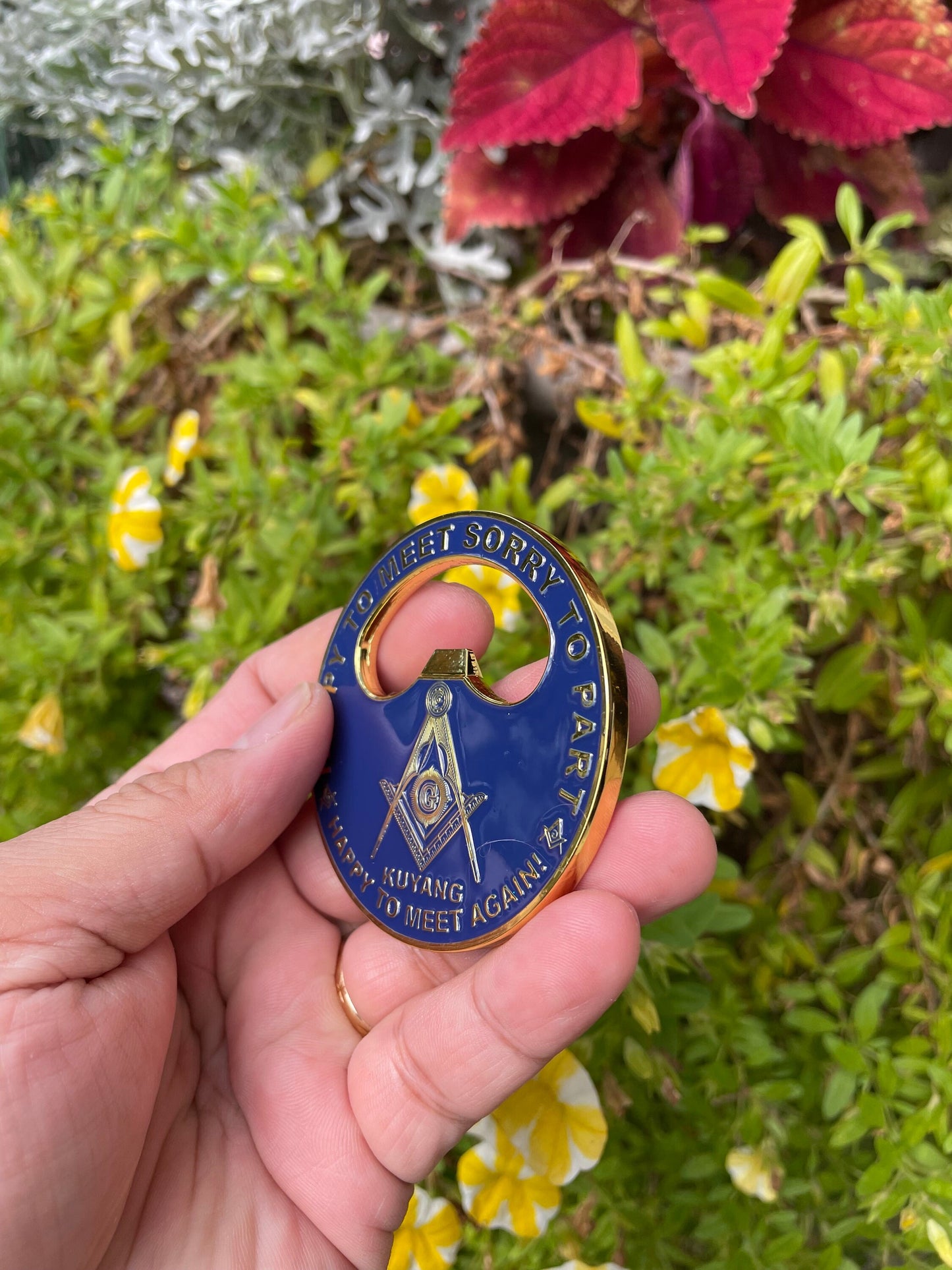 2.5” Pinoy Mason Challenge Coin/Bottle Opener
