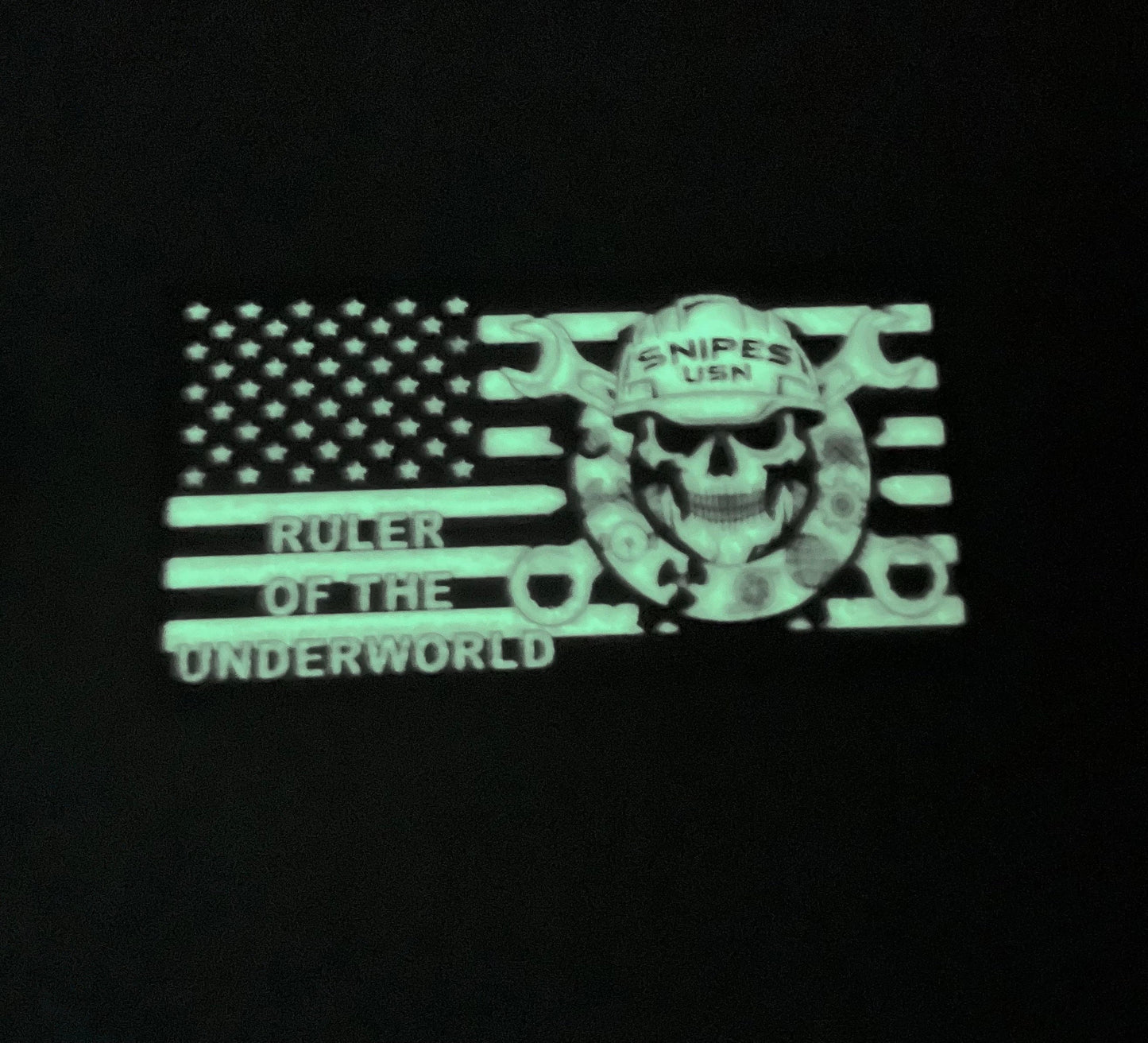 US Navy Snipes Glow in the Dark 4” X 2” PVC Patch