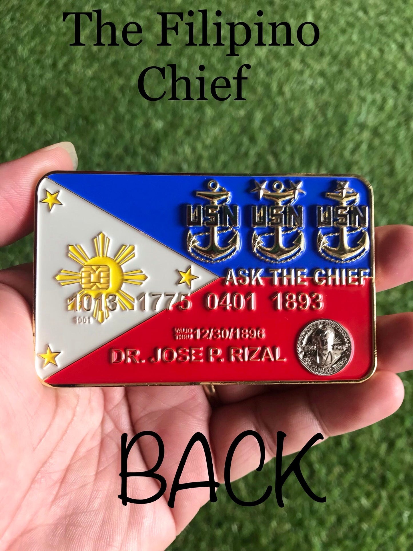 USN The Filipino Chief (TFC) CPO Pride Coin