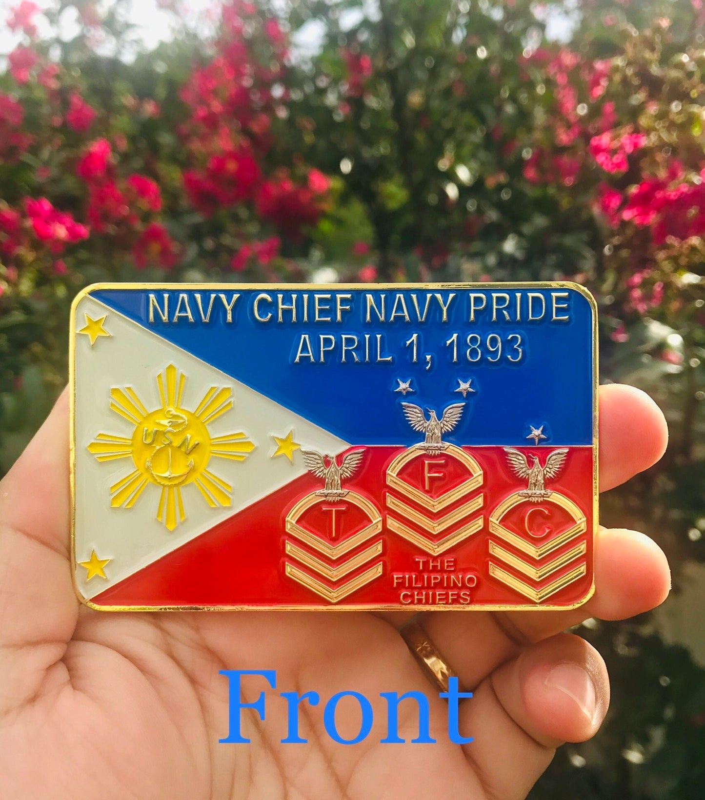 USN The Filipino Chief (TFC) CPO Pride Coin
