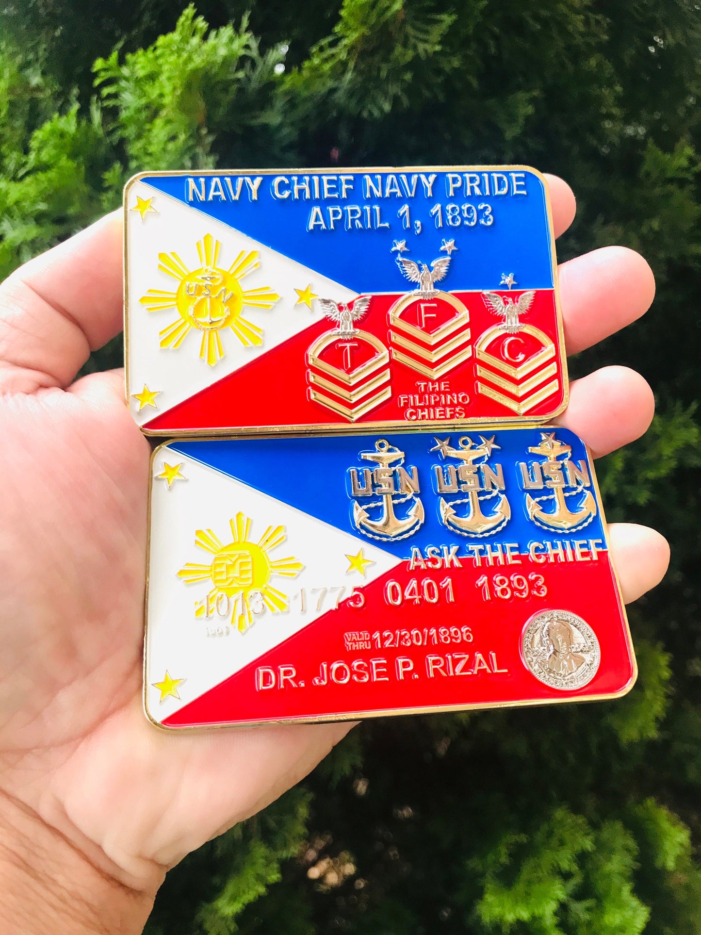 USN The Filipino Chief (TFC) CPO Pride Coin