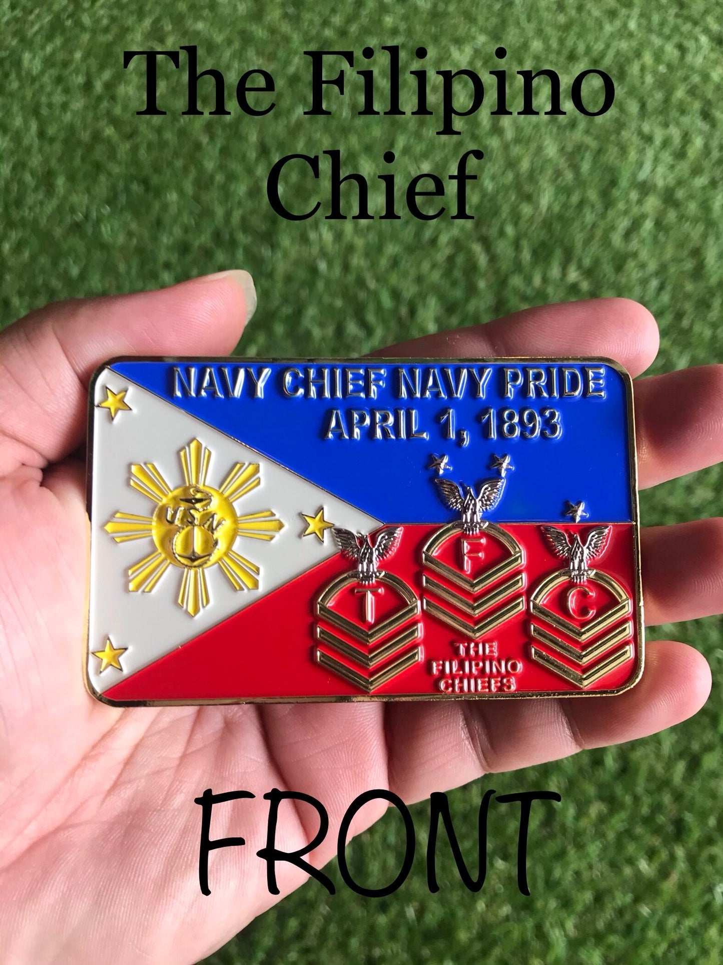 USN The Filipino Chief (TFC) CPO Pride Coin