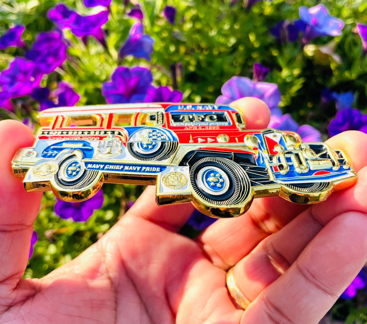 USN Jeepney The Filipino Chief (TFC) CPO Pride Coin