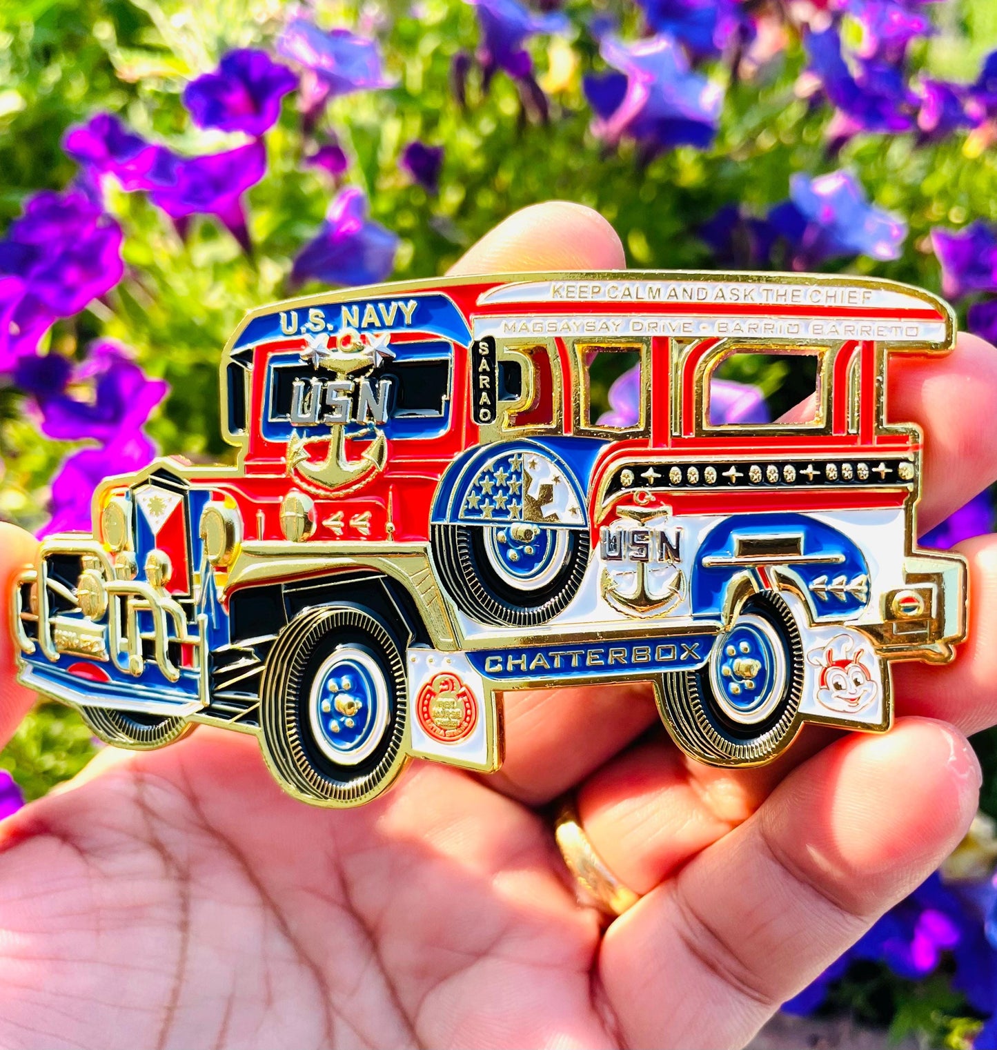 USN Jeepney The Filipino Chief (TFC) CPO Pride Coin