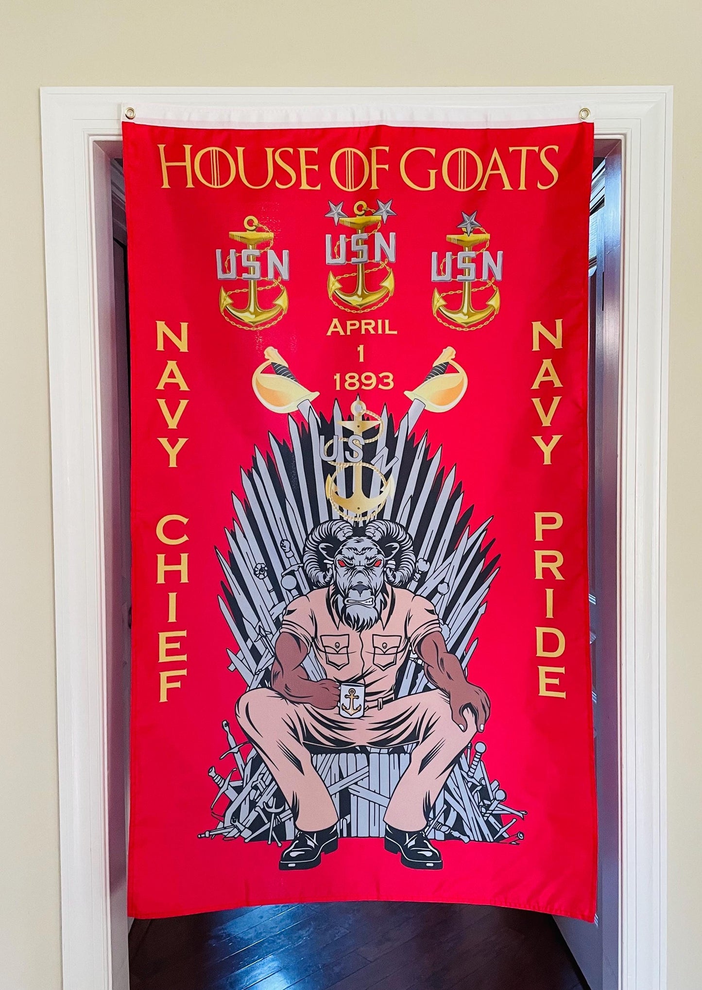 House of Goats CPO 5X3 Vertical Flag