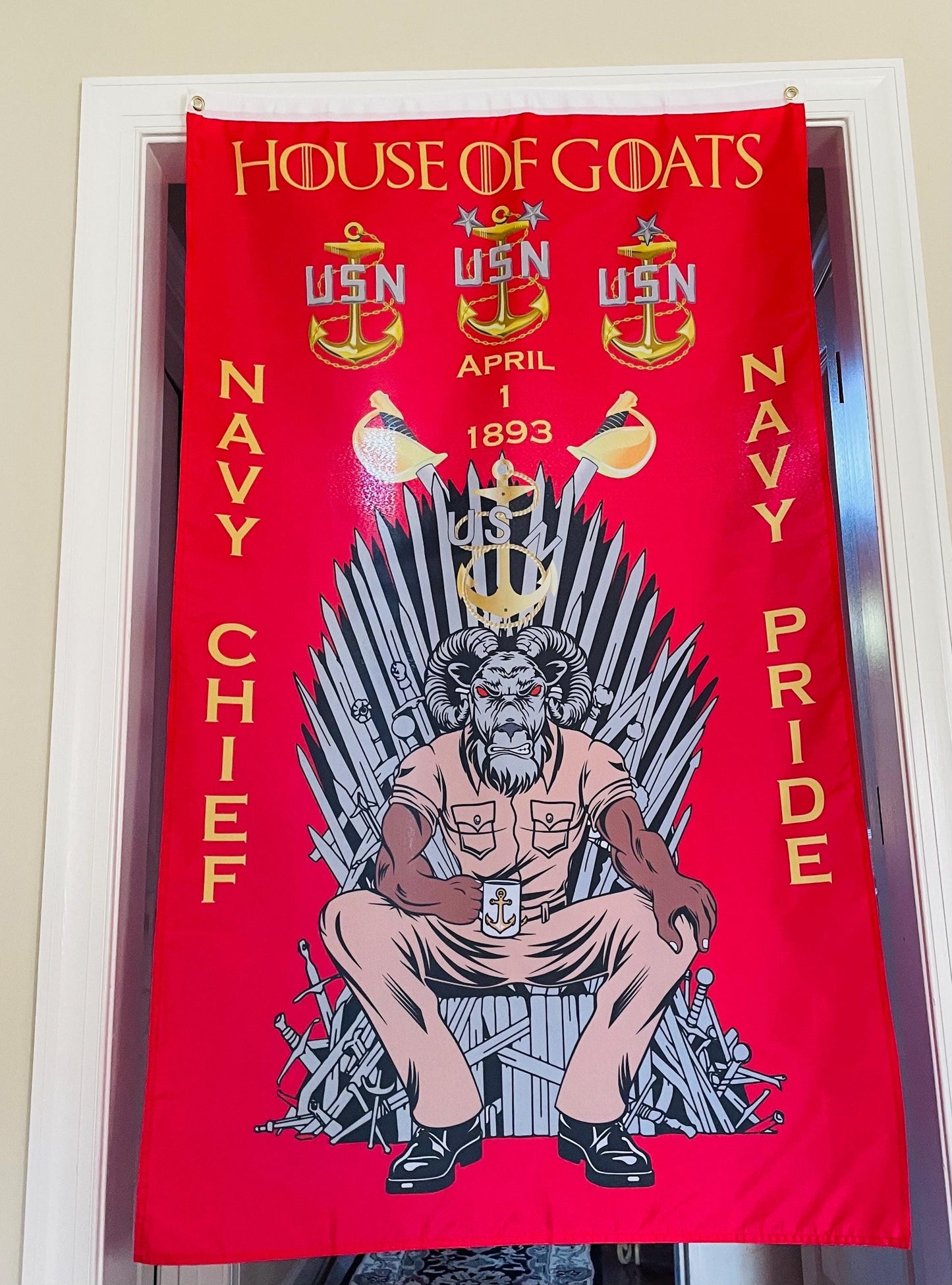 House of Goats CPO 5X3 Vertical Flag