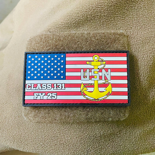 CPO Class 131 FY 25 Glow in the Dark PVC Patches.