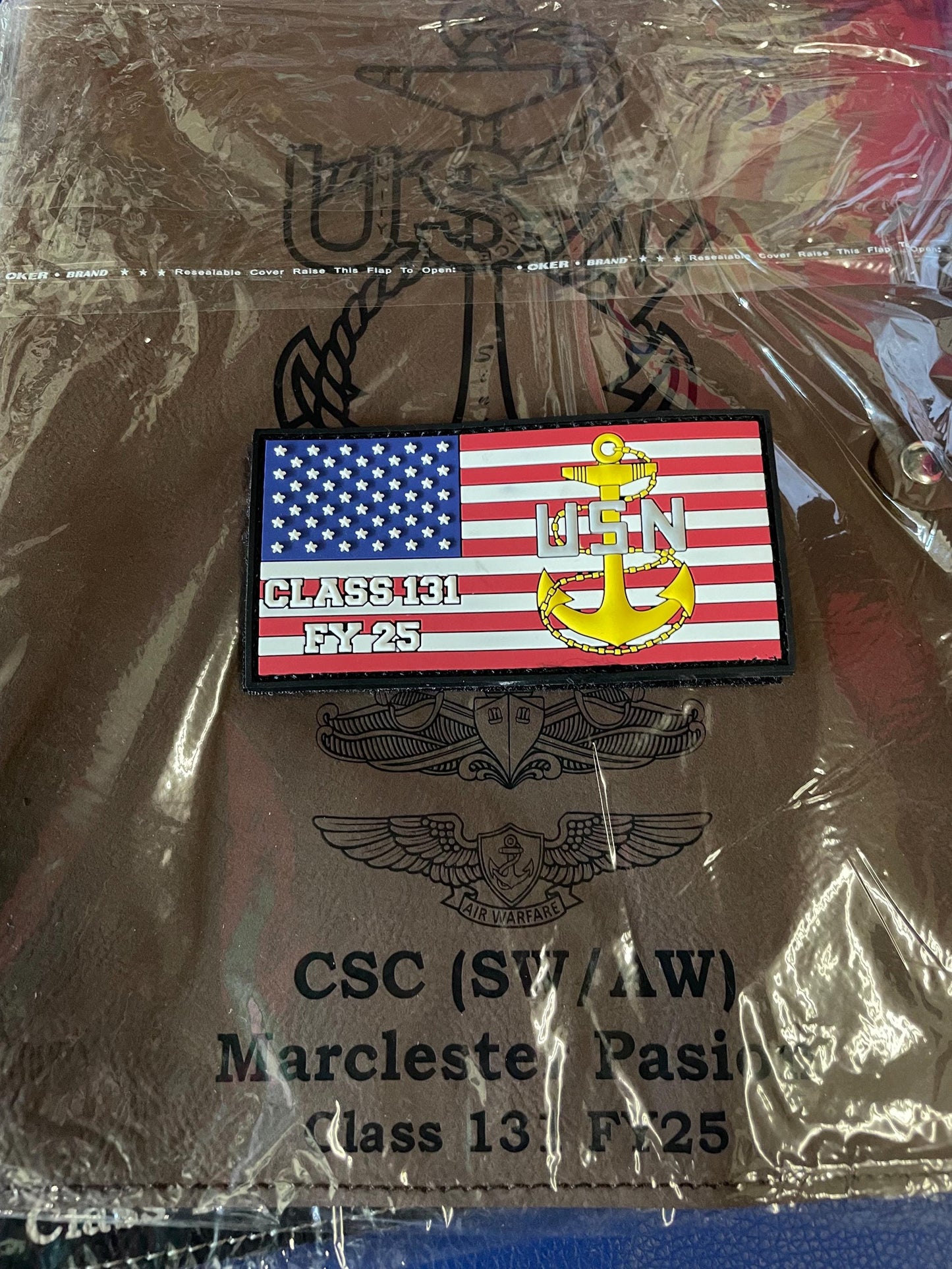 CPO Class 131 FY 25 Glow in the Dark PVC Patches.