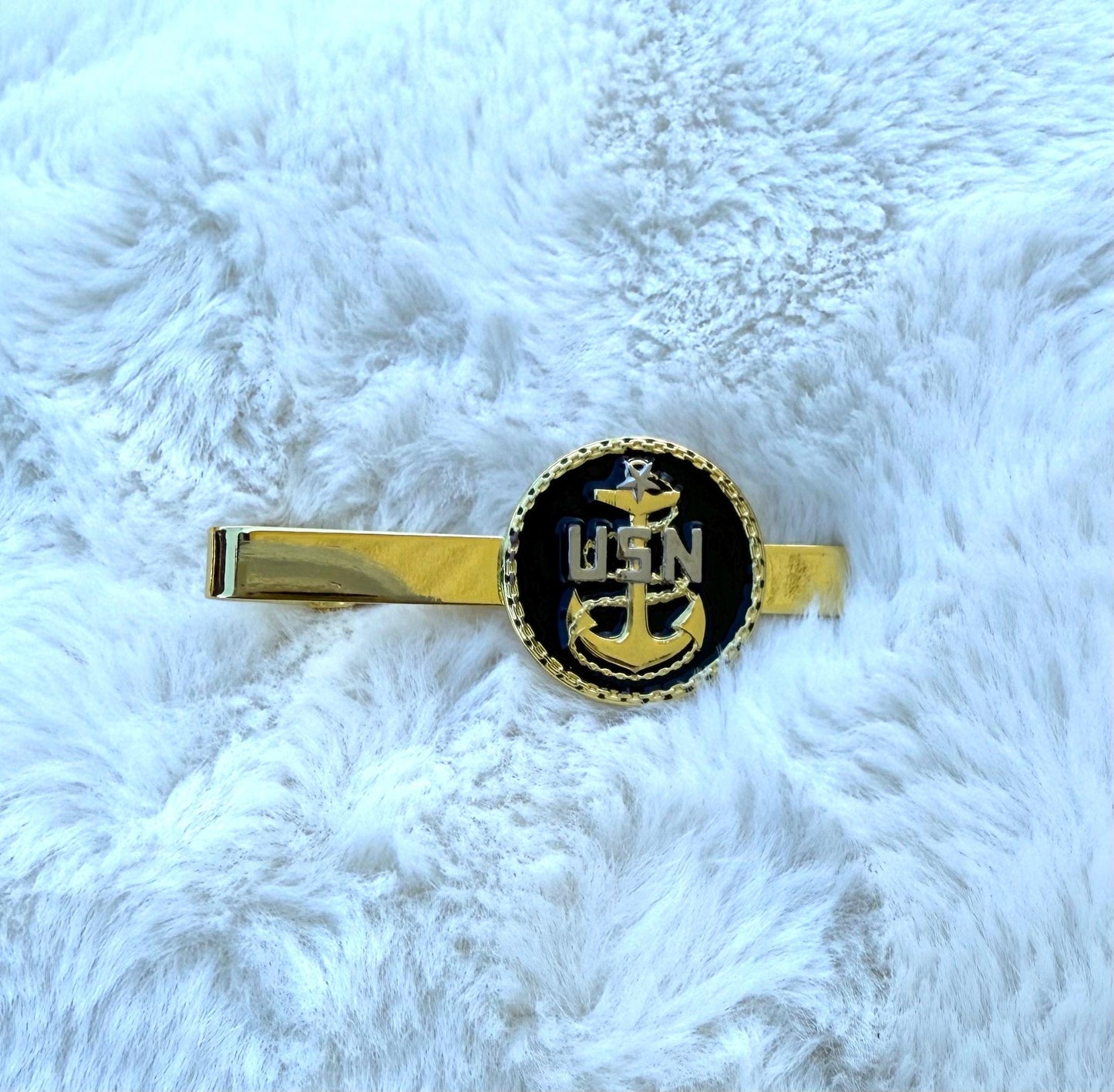 US Navy Chief, Senior Chief or Master Chief Tie Clip
