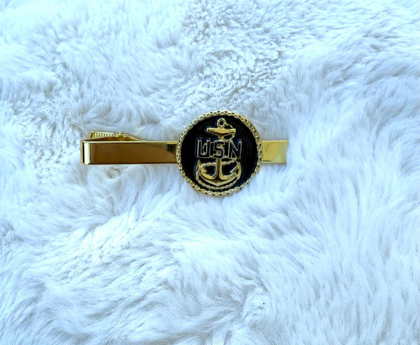 US Navy Chief, Senior Chief or Master Chief Tie Clip