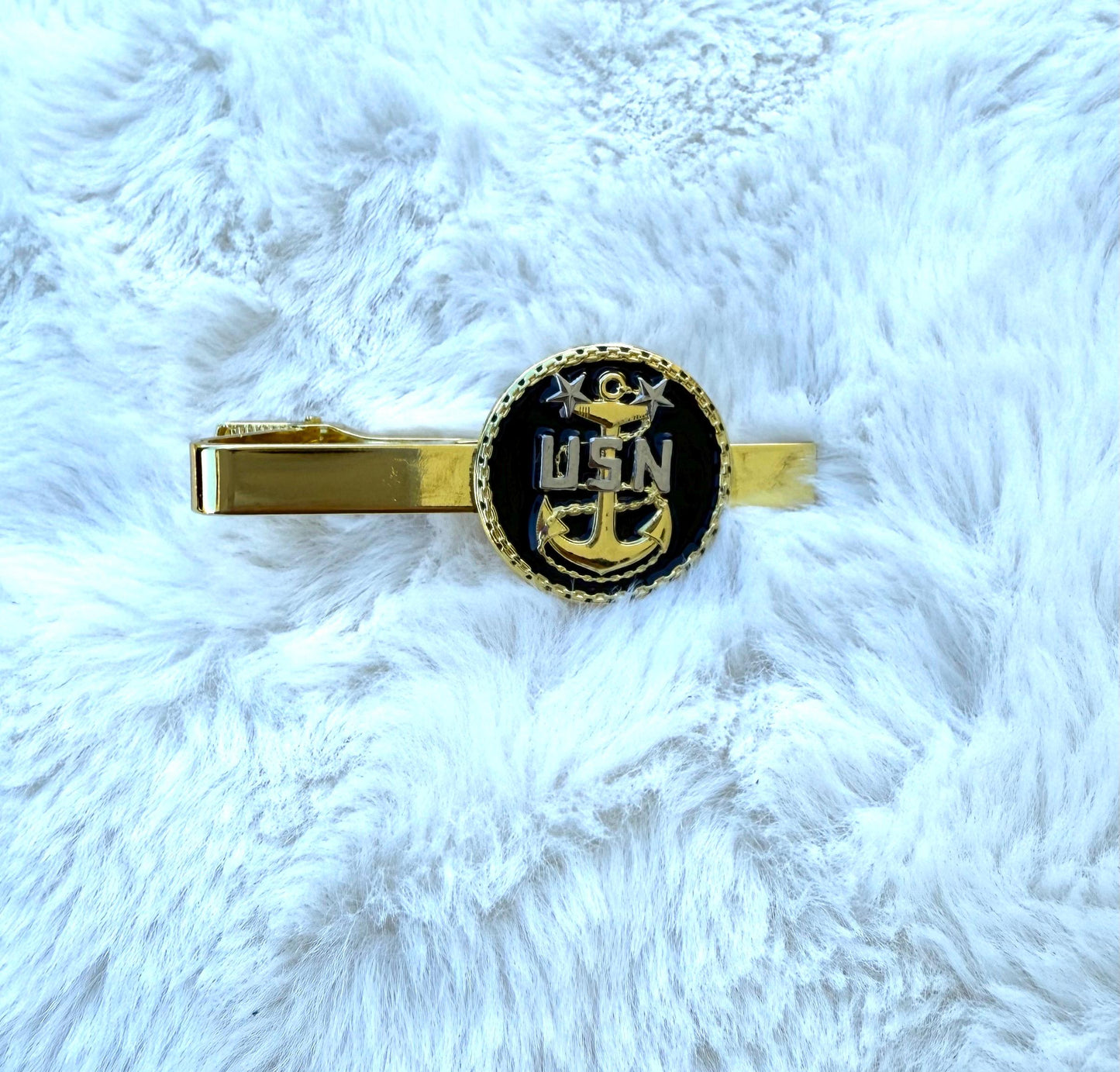 US Navy Chief, Senior Chief or Master Chief Tie Clip