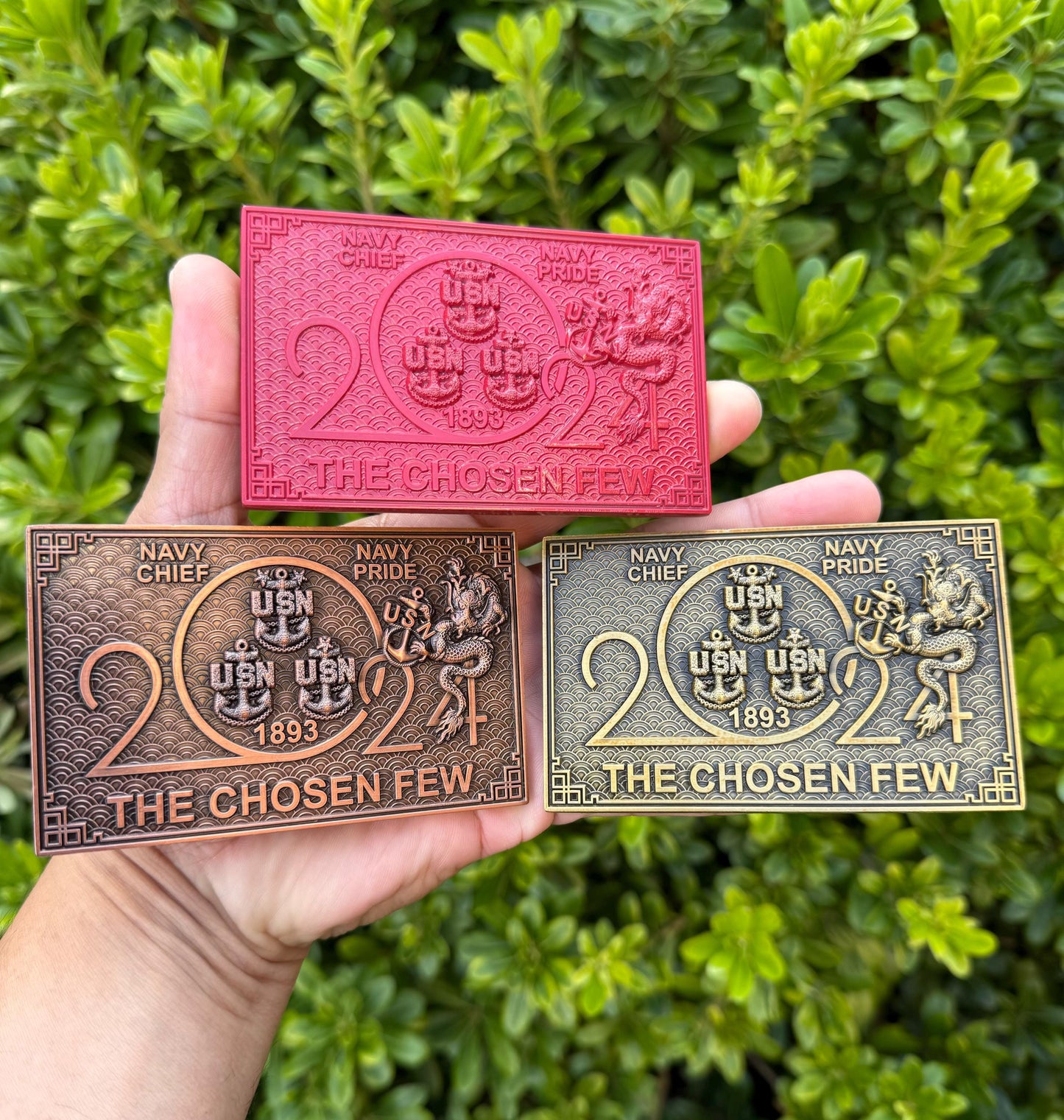 Chinese New Year 2024 Year of the Dragon Challenge Coins