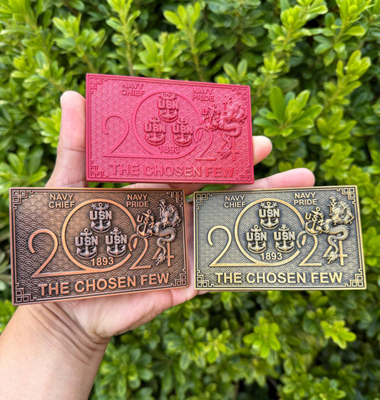 Chinese New Year 2024 Year of the Dragon Challenge Coins