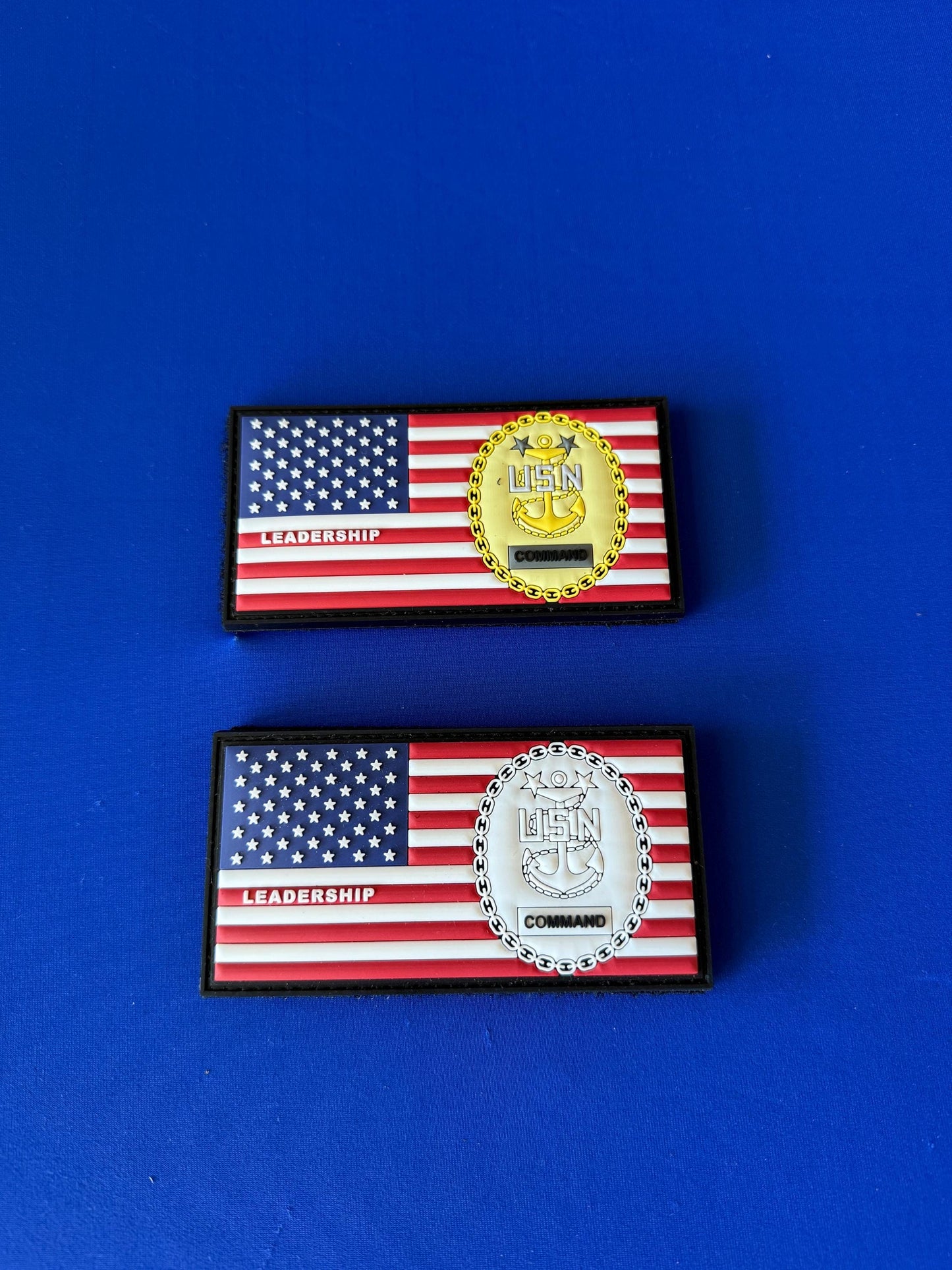 US Navy Command Master Chief Glow in the Dark 4” X 2” PVC Patch