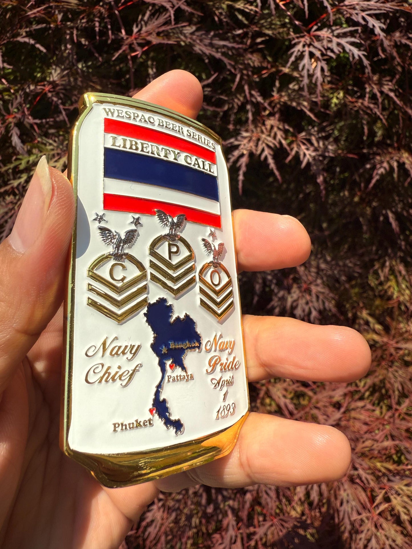 Liberty Call Singha Beer Pride Challenge Coins