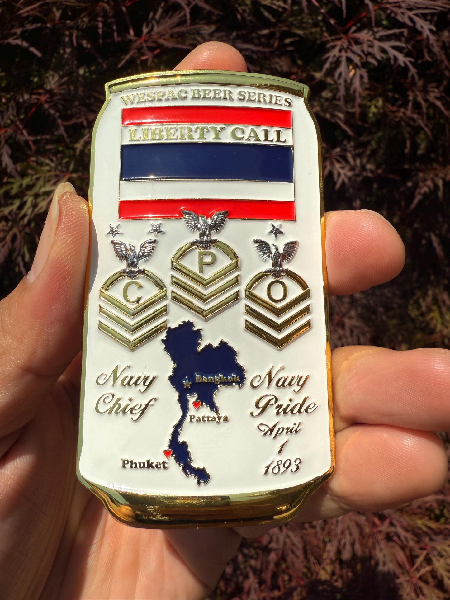 Liberty Call Singha Beer Pride Challenge Coins