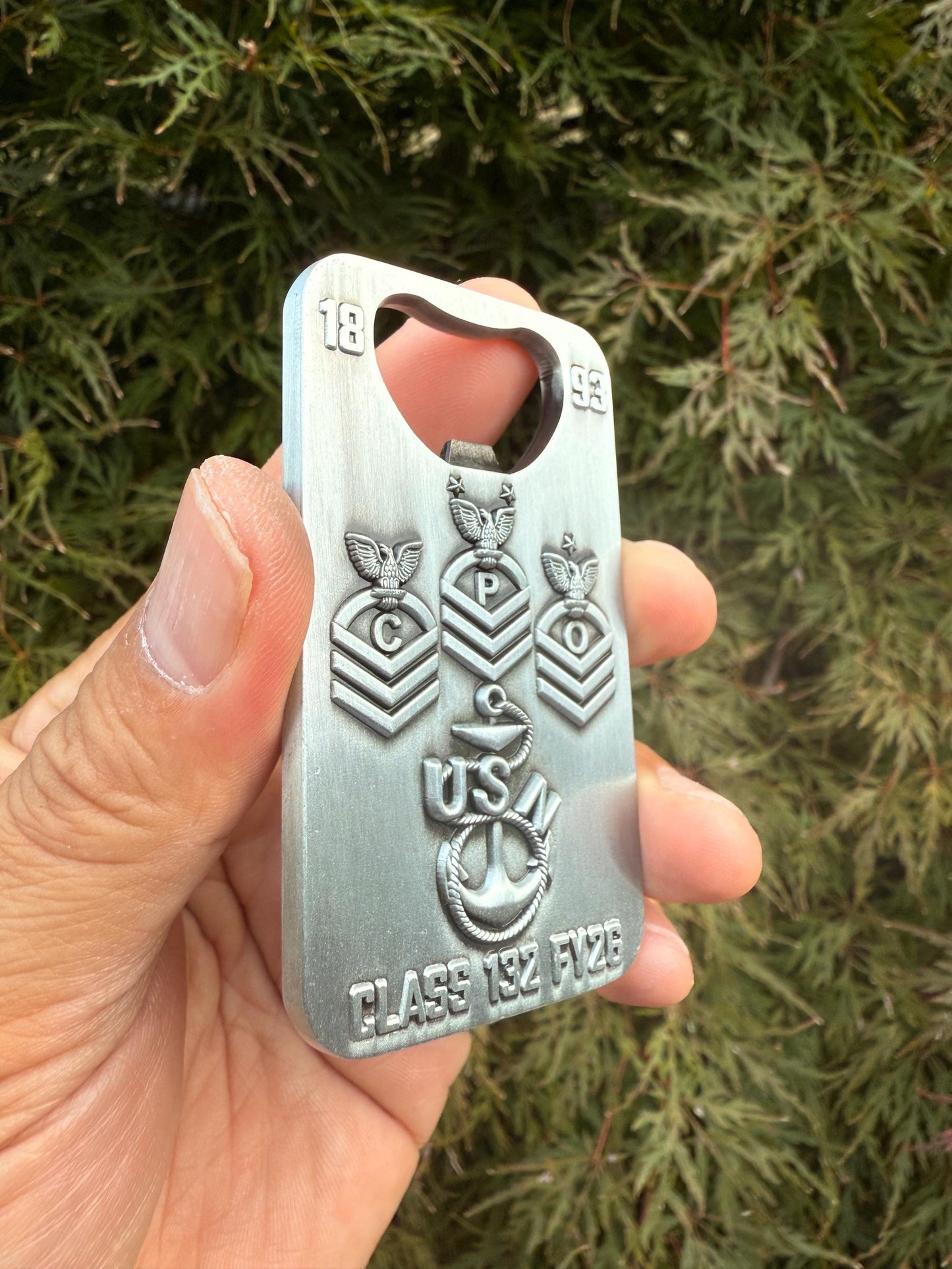 CPO Class 132 FY-26 Nickel Bottle Opener/Coin