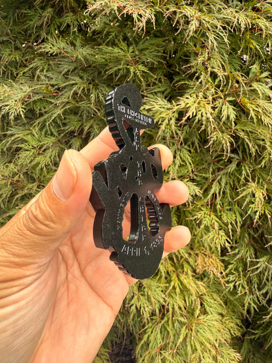 USN Class 132 FY 26 Heritage Anchor Blacked Out Coin