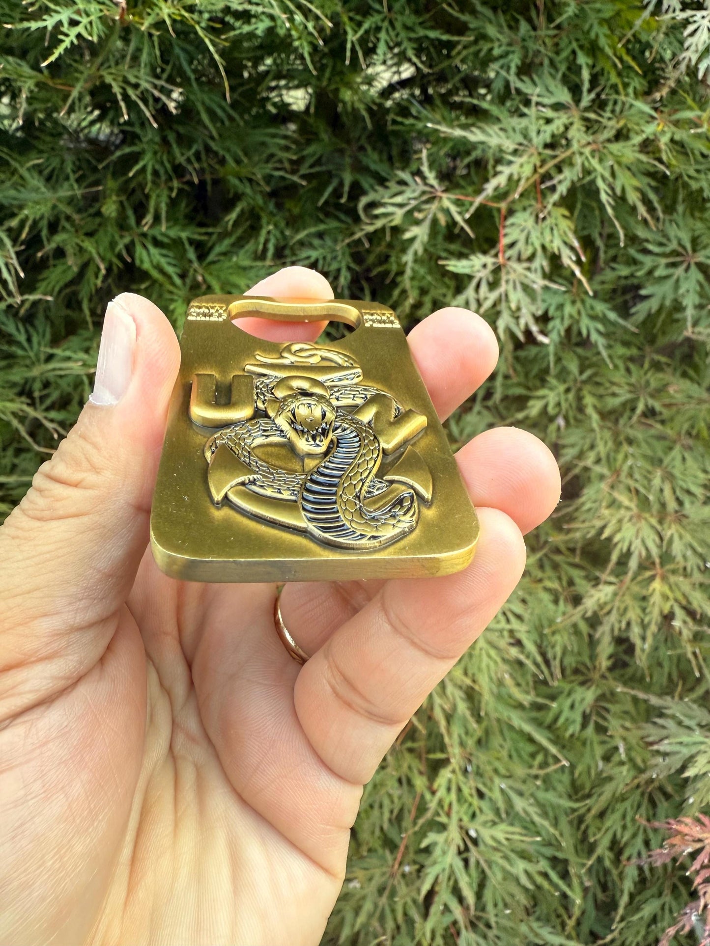 CPO Class 132 FY-26 Antique Gold Bottle Opener/Coin